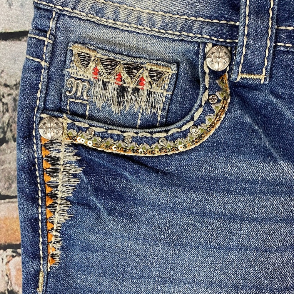 MISS ME SIGNATURE CUFF CAPRI - Picture 7 of 12